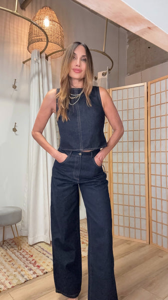 Seville Dark Denim Set