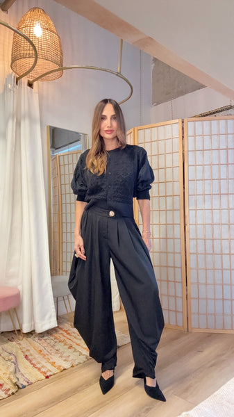 Soraya Draped Harem Pants – Light Soft Flow”