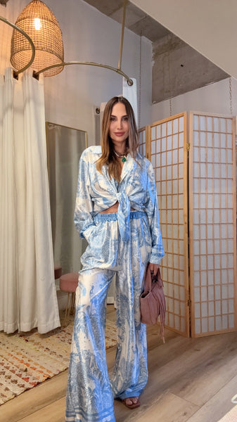 Sky Toile Relaxed Set