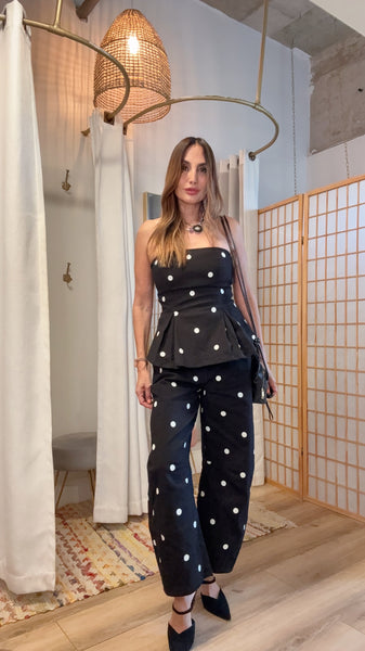 Saint Honoré Polka Dot Denim Set