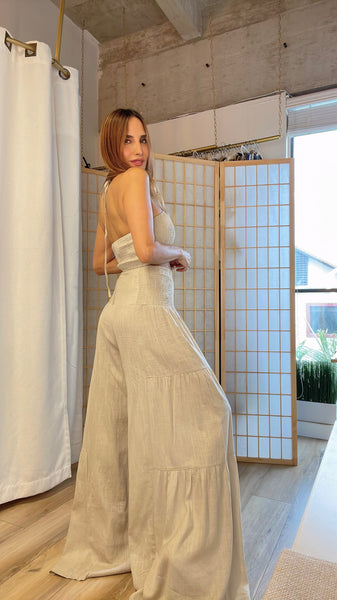 Isabella pants in neutral color