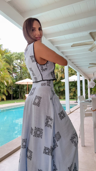 Alora Embroidered Skirt Set