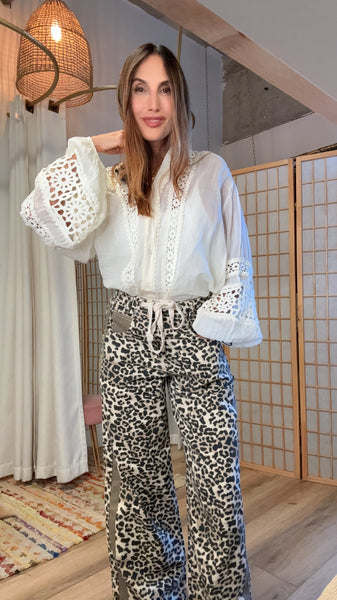 Tavira Leopard Jogger Pants