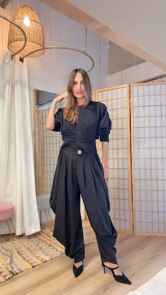 Soraya Draped Harem Pants – Light Soft Flow”