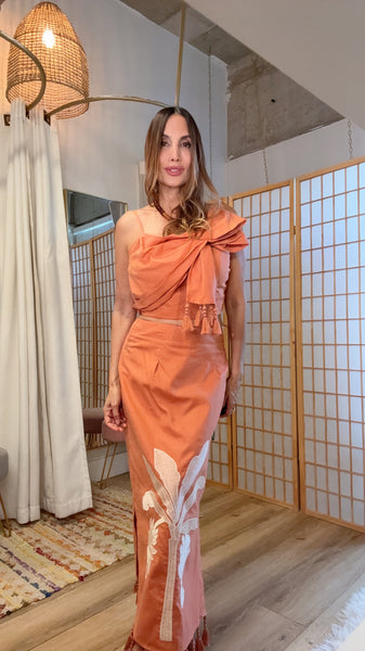 San Miguel Palm Poplin Set