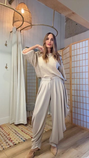 Soraya Draped Harem Pants – Light Soft Flow”