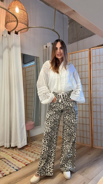 Tavira Leopard Jogger Pants
