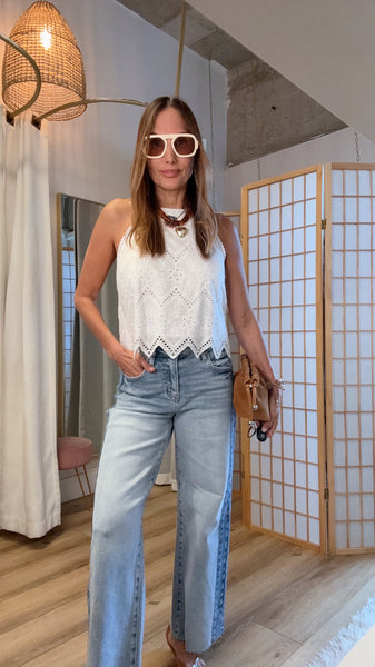 Malibu Contrast Side Panel Jeans