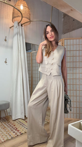 Siena Vanilla Vest Set