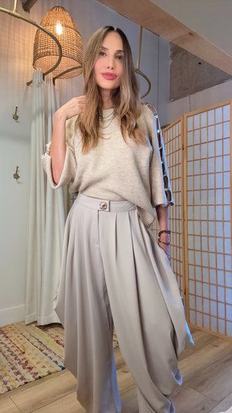 Soraya Draped Harem Pants – Light Soft Flow”