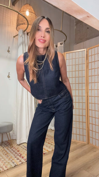 Seville Dark Denim Set