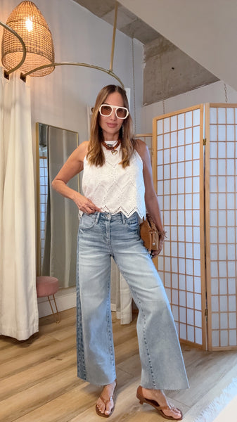 Malibu Contrast Side Panel Jeans