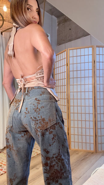 Golden Dune Halter Top