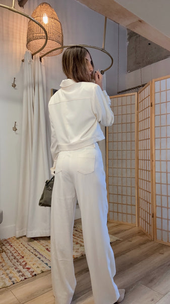 Aveline Cotton Set – Cropped Cargo Jacket & Pants