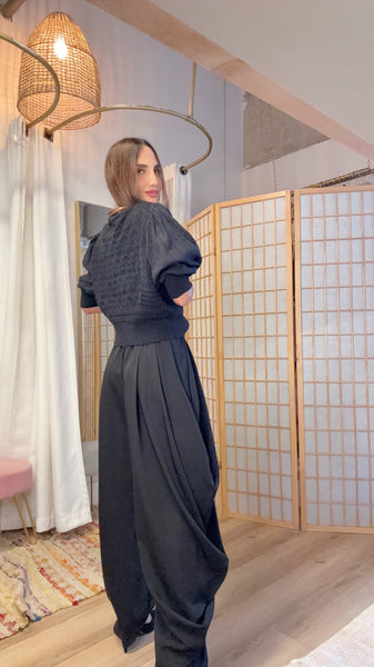 Soraya Draped Harem Pants – Light Soft Flow”