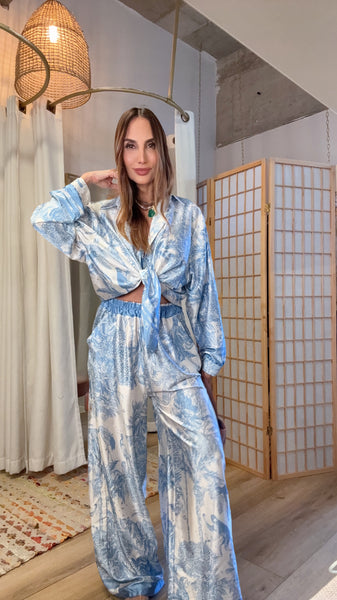 Sky Toile Relaxed Set