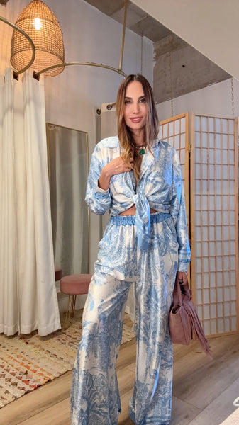Sky Toile Relaxed Set