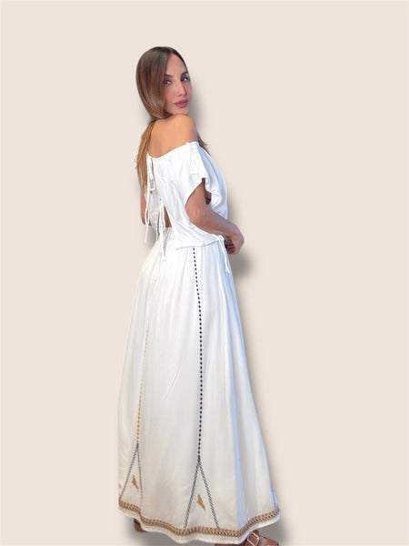 Athena day embroidered set