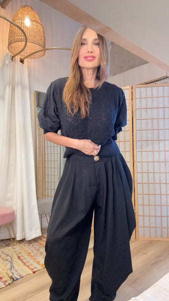 Soraya Draped Harem Pants – Light Soft Flow”