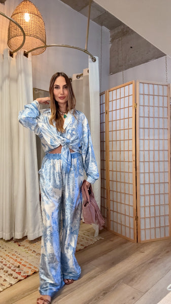 Sky Toile Relaxed Set