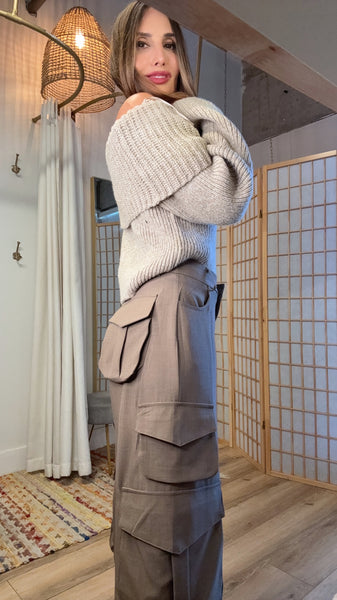 Marlowe Cargo Pants –  harem silhouette