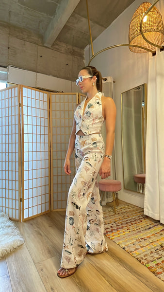 Aruba outfit set in Marine print