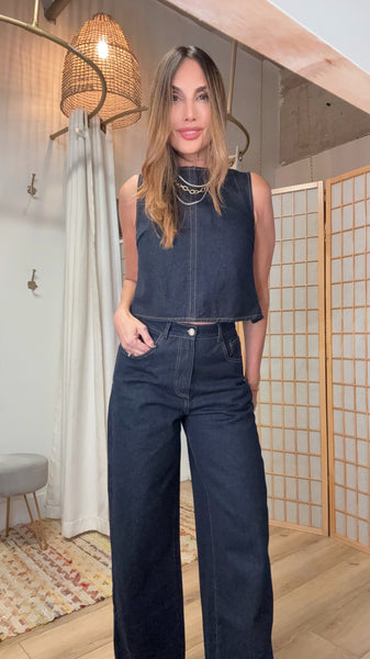 Seville Dark Denim Set