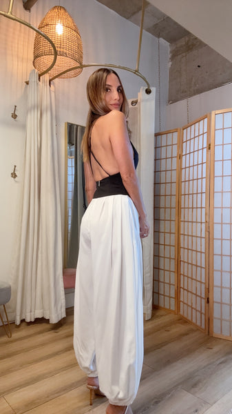 Monroe Colorblock Harem Jumpsuit