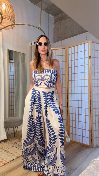 Azura Tribal Palazzo Set
