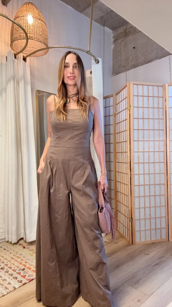 Cocoa Muse Wide-Leg Jumpsuit