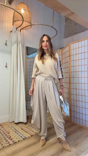 Soraya Draped Harem Pants – Light Soft Flow”