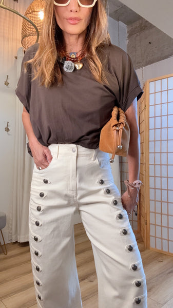 Naples Puffed Hem Tee