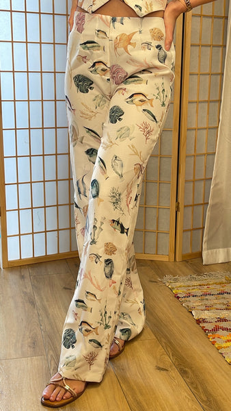 Aruba outfit set in Marine print