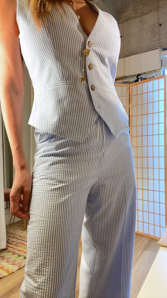 Letizia seersucker  pant