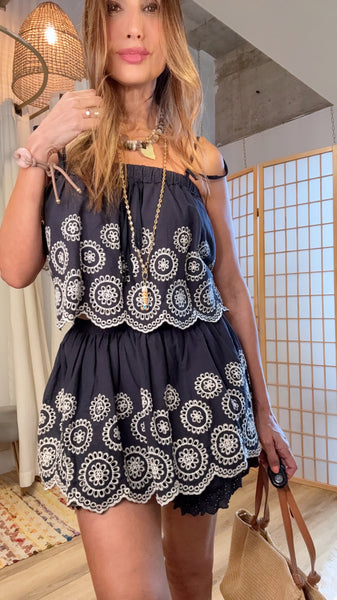 Marlow Eyelet Embroidered Set