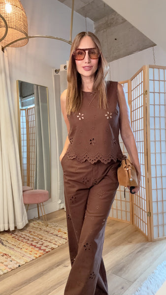 Bianca Chocolate Eyelet