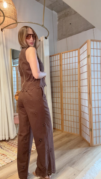 Bianca Chocolate Eyelet