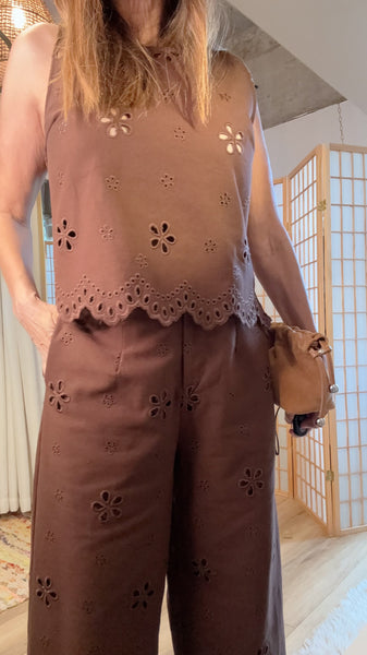 Bianca Chocolate Eyelet