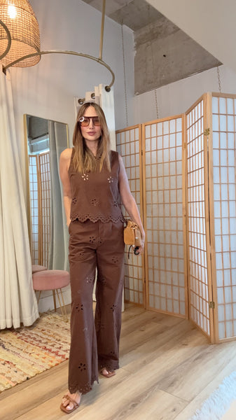 Bianca Chocolate Eyelet