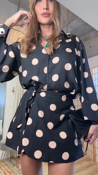 Paloma Polka Dot Skort Set