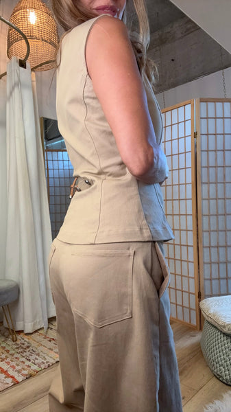 Thea Utility Wide-Leg Set