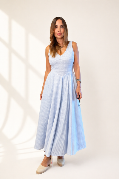 Santorini Breeze Maxi Dress