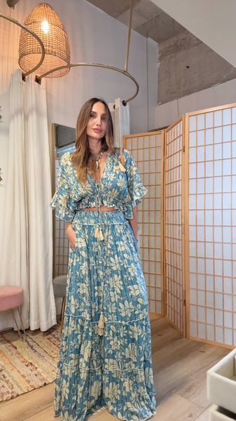 Blue Haven Floral Set