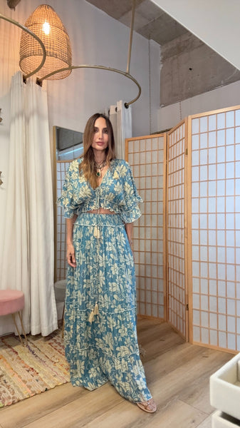 Blue Haven Floral Set