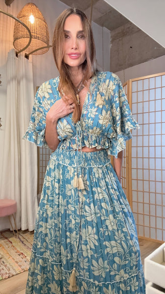 Blue Haven Floral Set