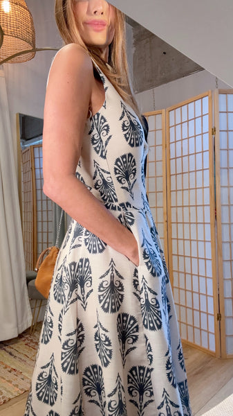 Sahara Bloom Midi Dress