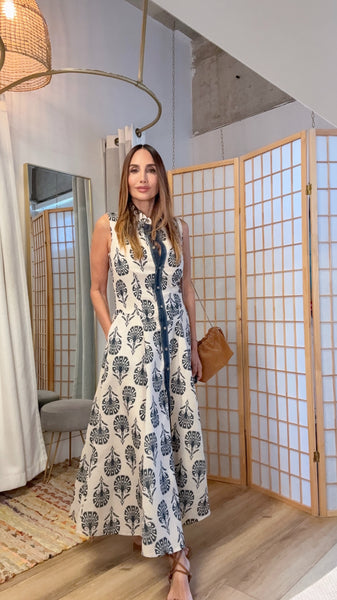 Sahara Bloom Midi Dress