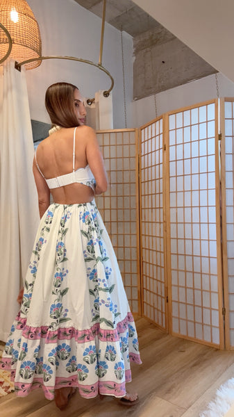 Provence Bloom Maxi Dress