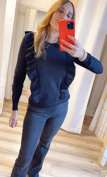 Katsuki ruffle sweater