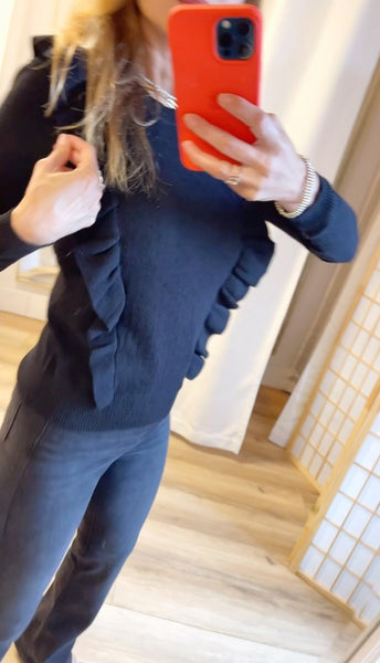 Katsuki ruffle sweater